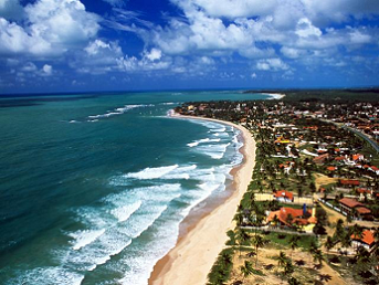 Бразилия, пляж в Ipojuca, Porto de Galinhas